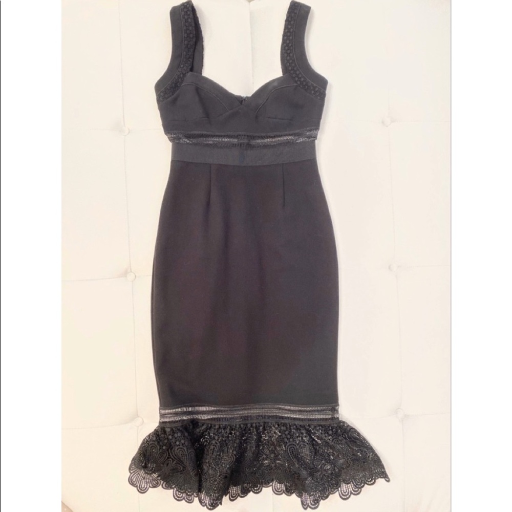 SELF PORTRAIT Lace Detail Cocktail Dress Sz 6